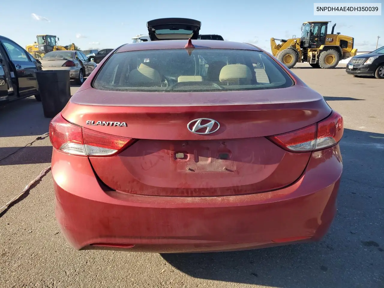5NPDH4AE4DH350039 2013 Hyundai Elantra Gls