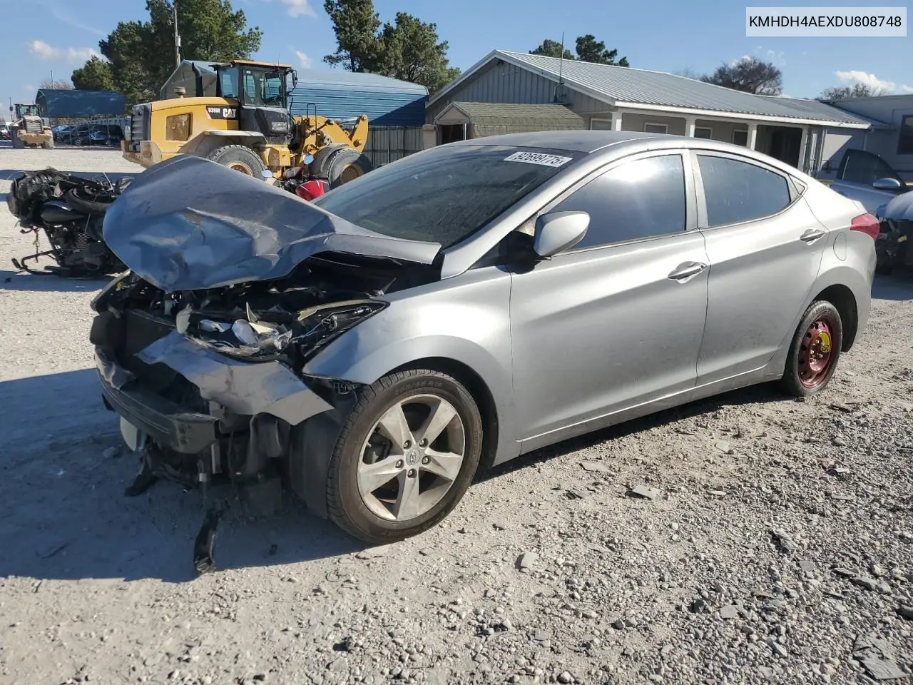 KMHDH4AEXDU808748 2013 Hyundai Elantra Gls