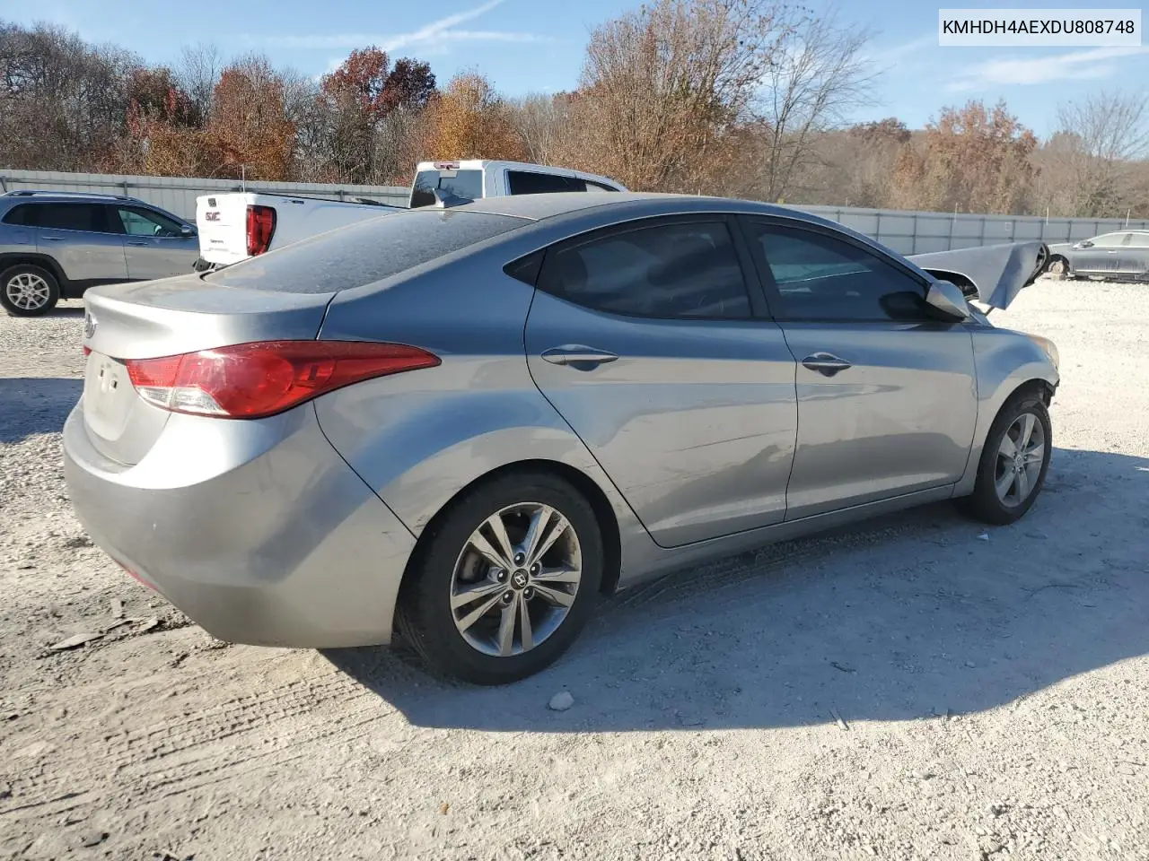 KMHDH4AEXDU808748 2013 Hyundai Elantra Gls