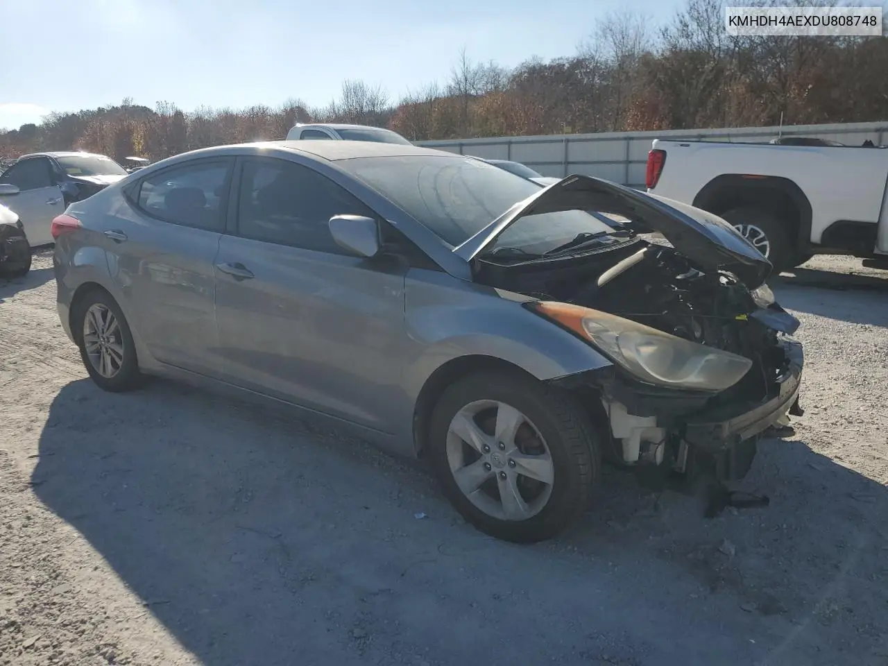 KMHDH4AEXDU808748 2013 Hyundai Elantra Gls