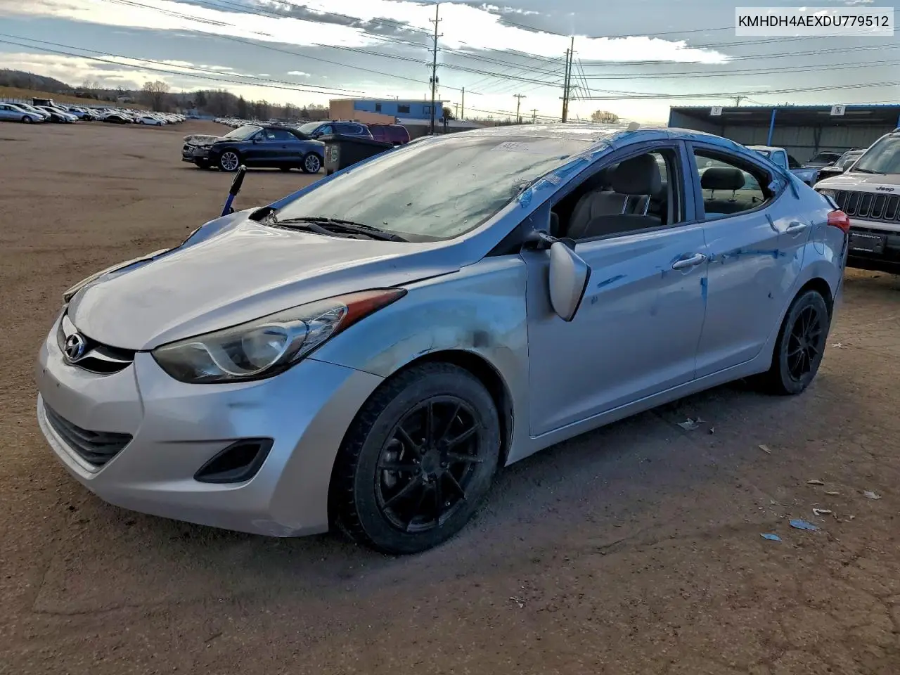 KMHDH4AEXDU779512 2013 Hyundai Elantra Gls