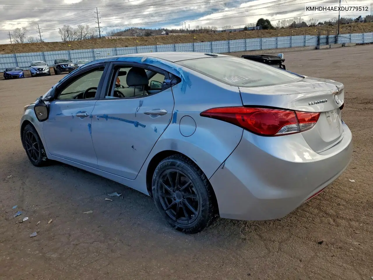 KMHDH4AEXDU779512 2013 Hyundai Elantra Gls