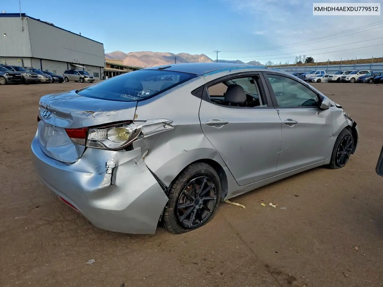 KMHDH4AEXDU779512 2013 Hyundai Elantra Gls