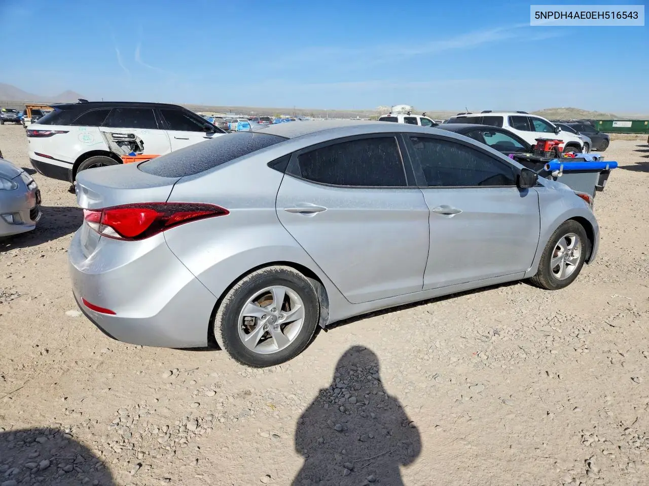 2014 Hyundai Elantra Se VIN: 5NPDH4AE0EH516543 Lot: 47474466