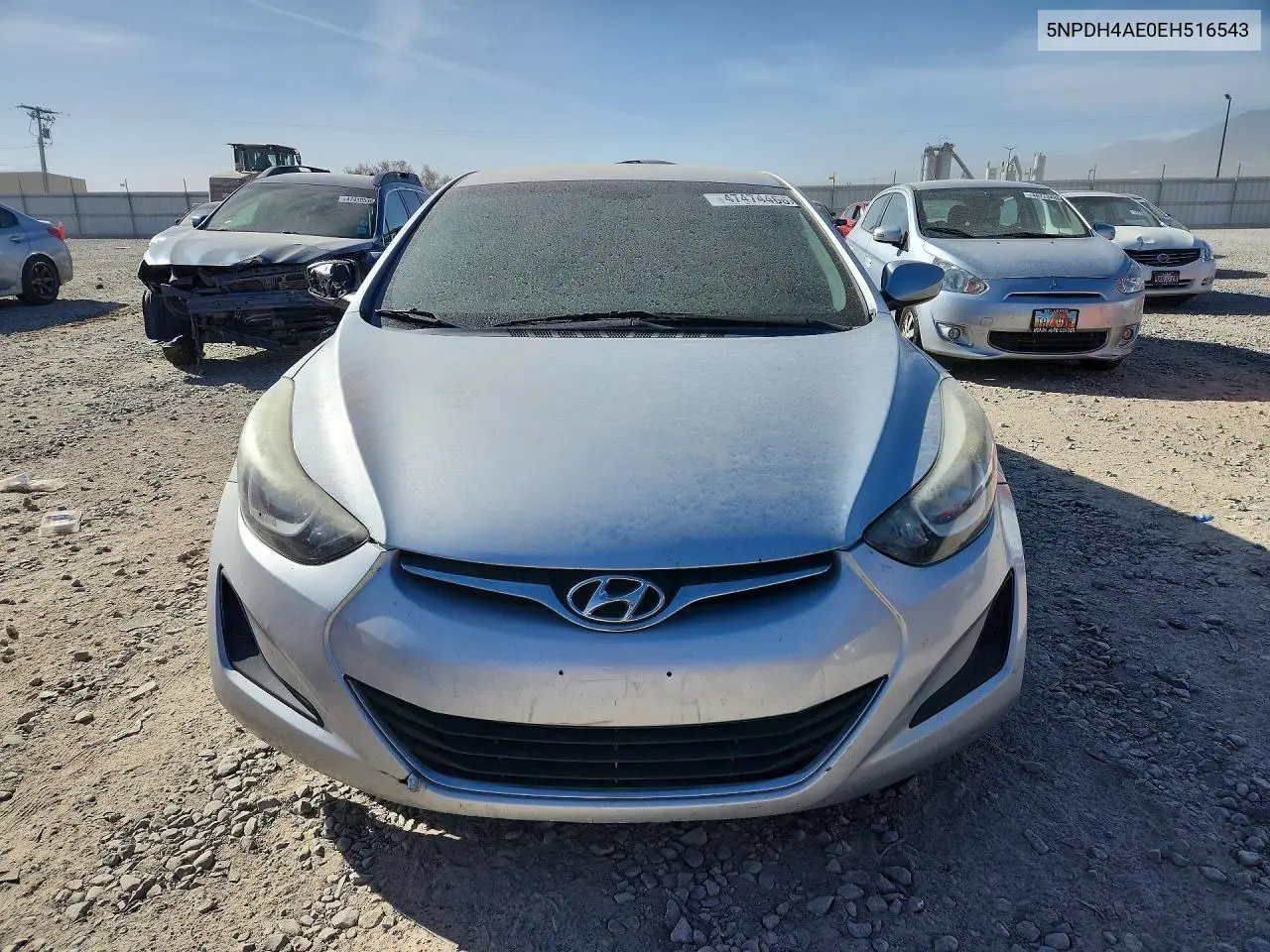 2014 Hyundai Elantra Se VIN: 5NPDH4AE0EH516543 Lot: 47474466