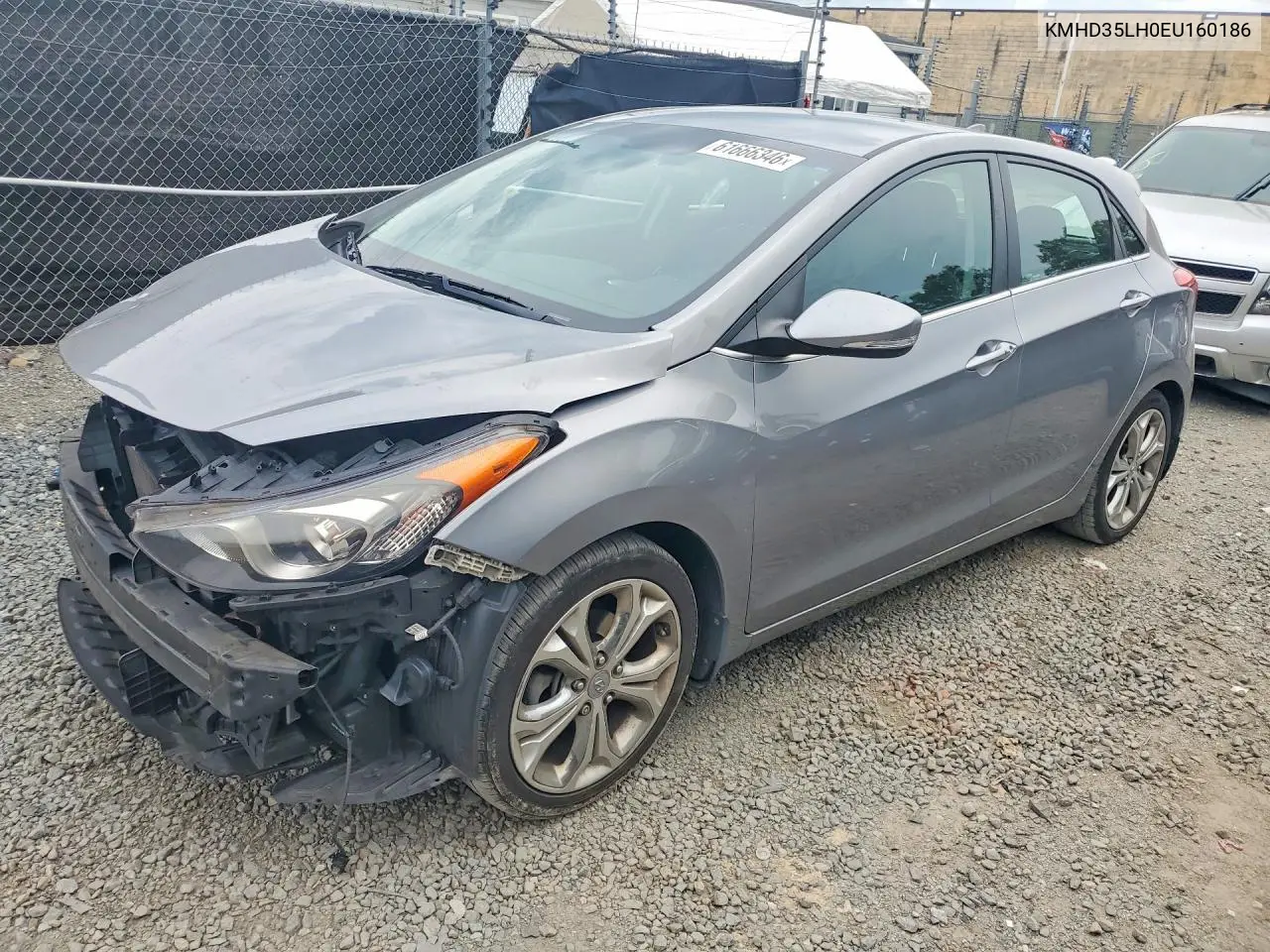 2014 Hyundai Elantra Gt Base VIN: KMHD35LH0EU160186 Lot: 61666346