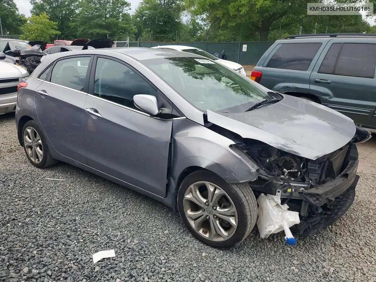 2014 Hyundai Elantra Gt Base VIN: KMHD35LH0EU160186 Lot: 61666346