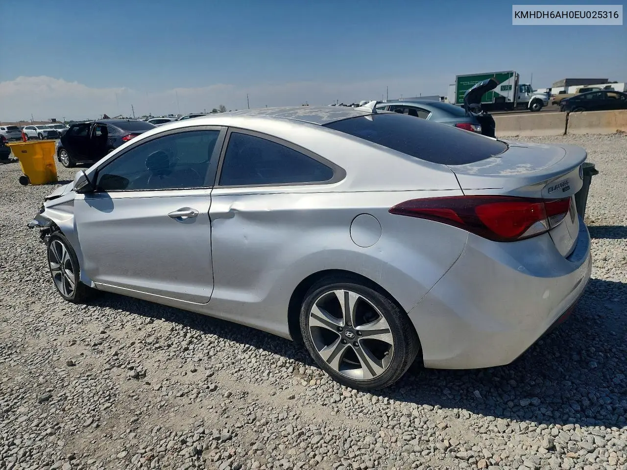 2014 Hyundai Elantra VIN: KMHDH6AH0EU025316 Lot: 61679356
