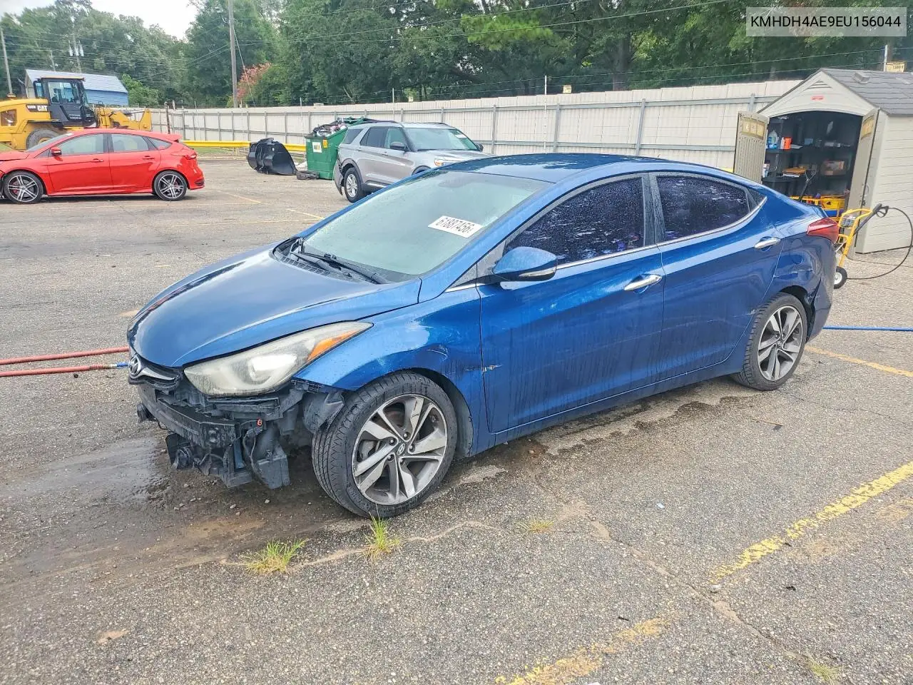 2014 Hyundai Elantra Limited VIN: KMHDH4AE9EU156044 Lot: 61887456