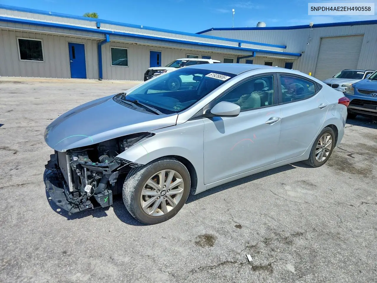 2014 Hyundai Elantra Se VIN: 5NPDH4AE2EH490558 Lot: 61928806