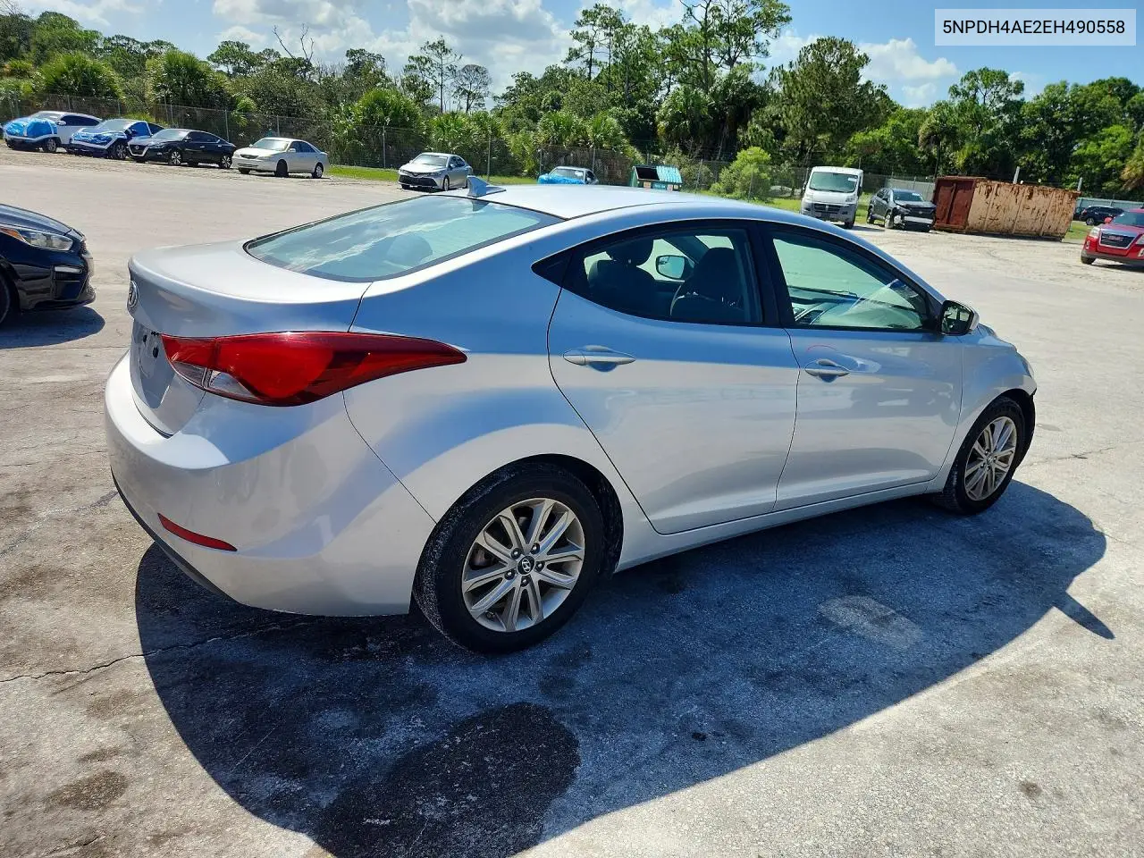 2014 Hyundai Elantra Se VIN: 5NPDH4AE2EH490558 Lot: 61928806