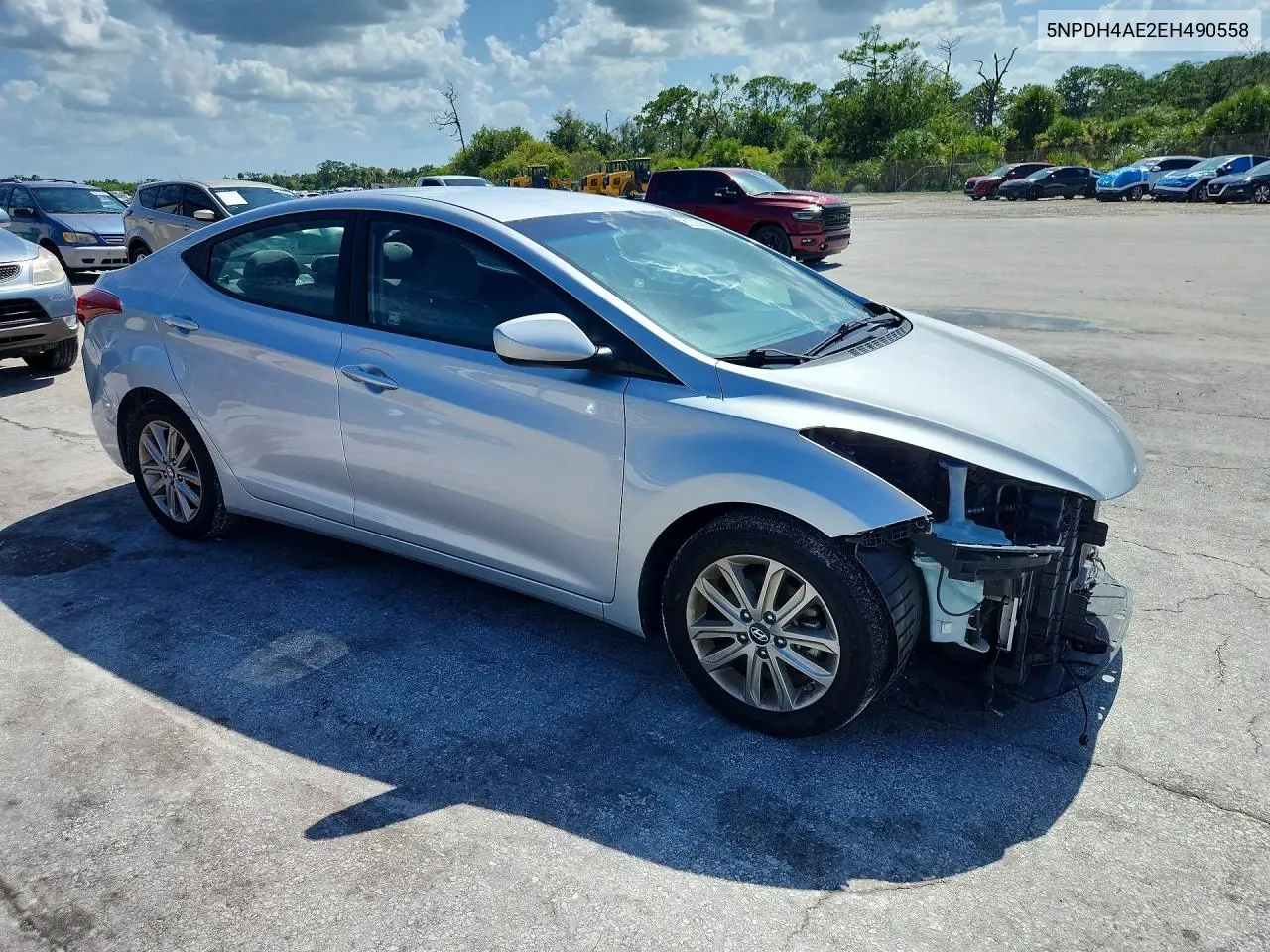 2014 Hyundai Elantra Se VIN: 5NPDH4AE2EH490558 Lot: 61928806