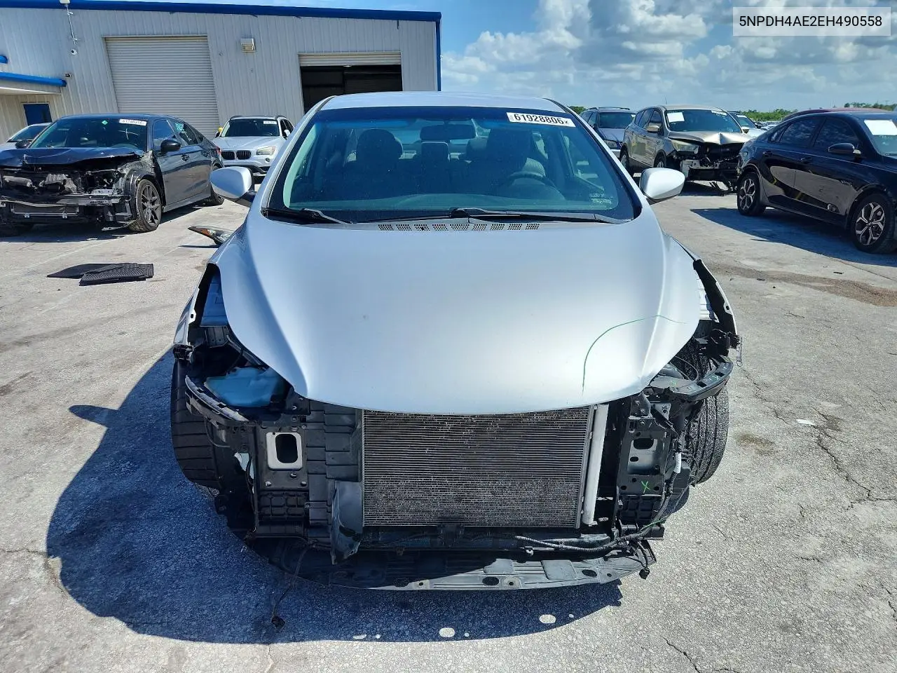 2014 Hyundai Elantra Se VIN: 5NPDH4AE2EH490558 Lot: 61928806