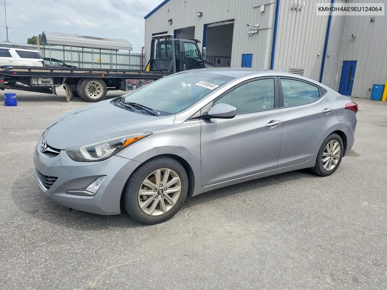 2014 Hyundai Elantra Se VIN: KMHDH4AE9EU124064 Lot: 61956646