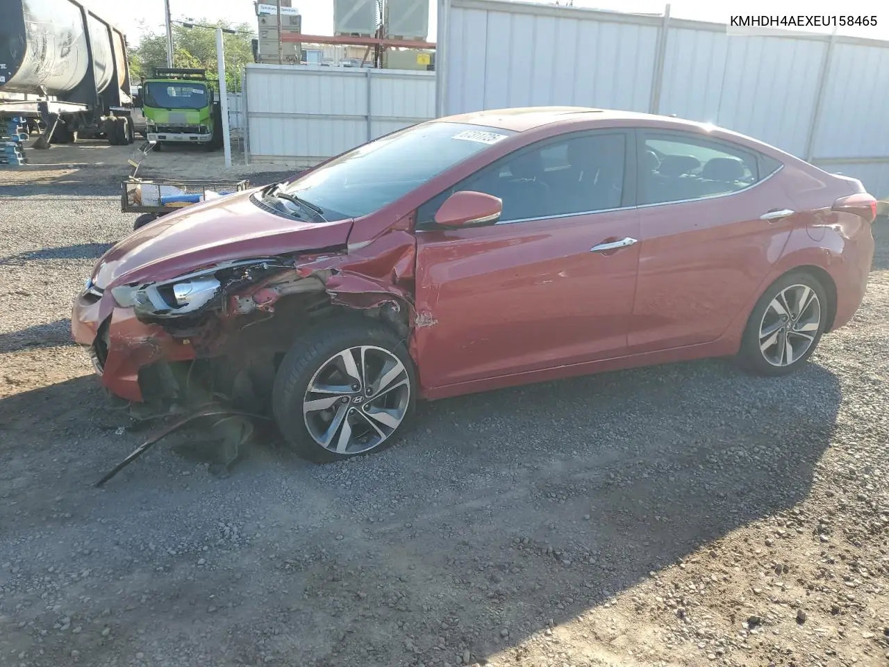 KMHDH4AEXEU158465 2014 Hyundai Elantra Se