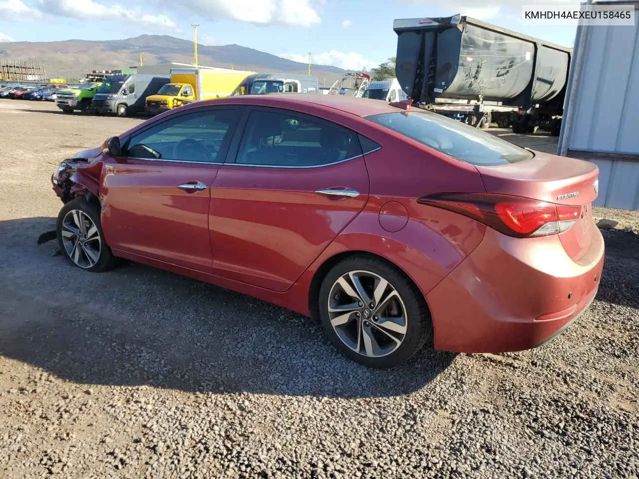 KMHDH4AEXEU158465 2014 Hyundai Elantra Se