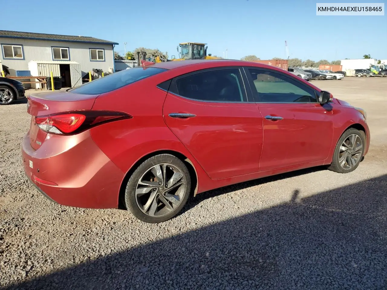 KMHDH4AEXEU158465 2014 Hyundai Elantra Se