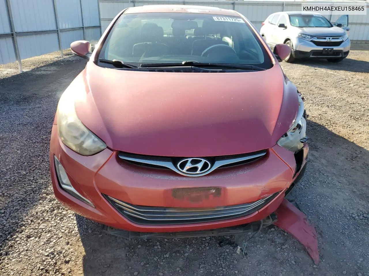 KMHDH4AEXEU158465 2014 Hyundai Elantra Se