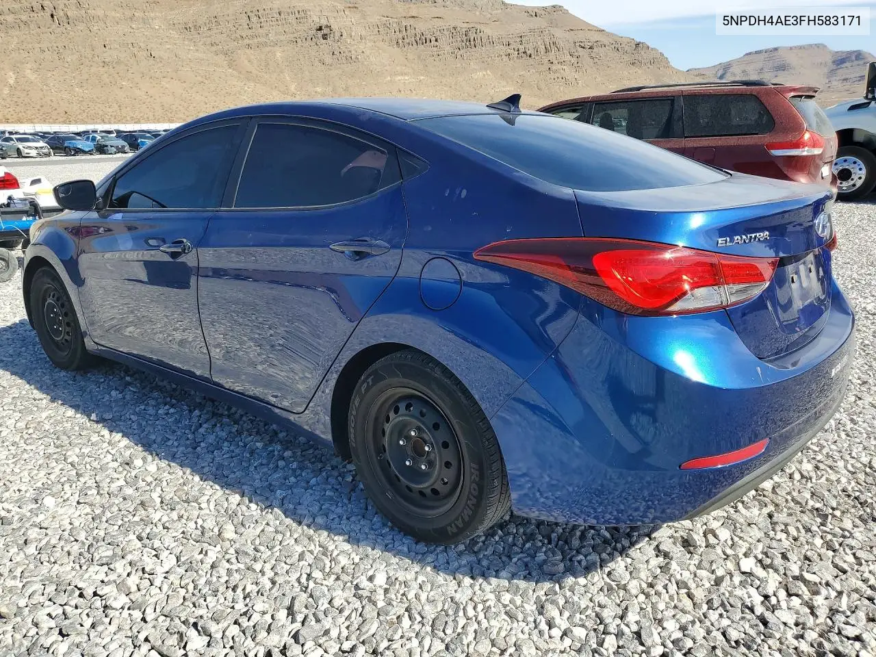 2015 Hyundai Elantra Se VIN: 5NPDH4AE3FH583171 Lot: 55623396