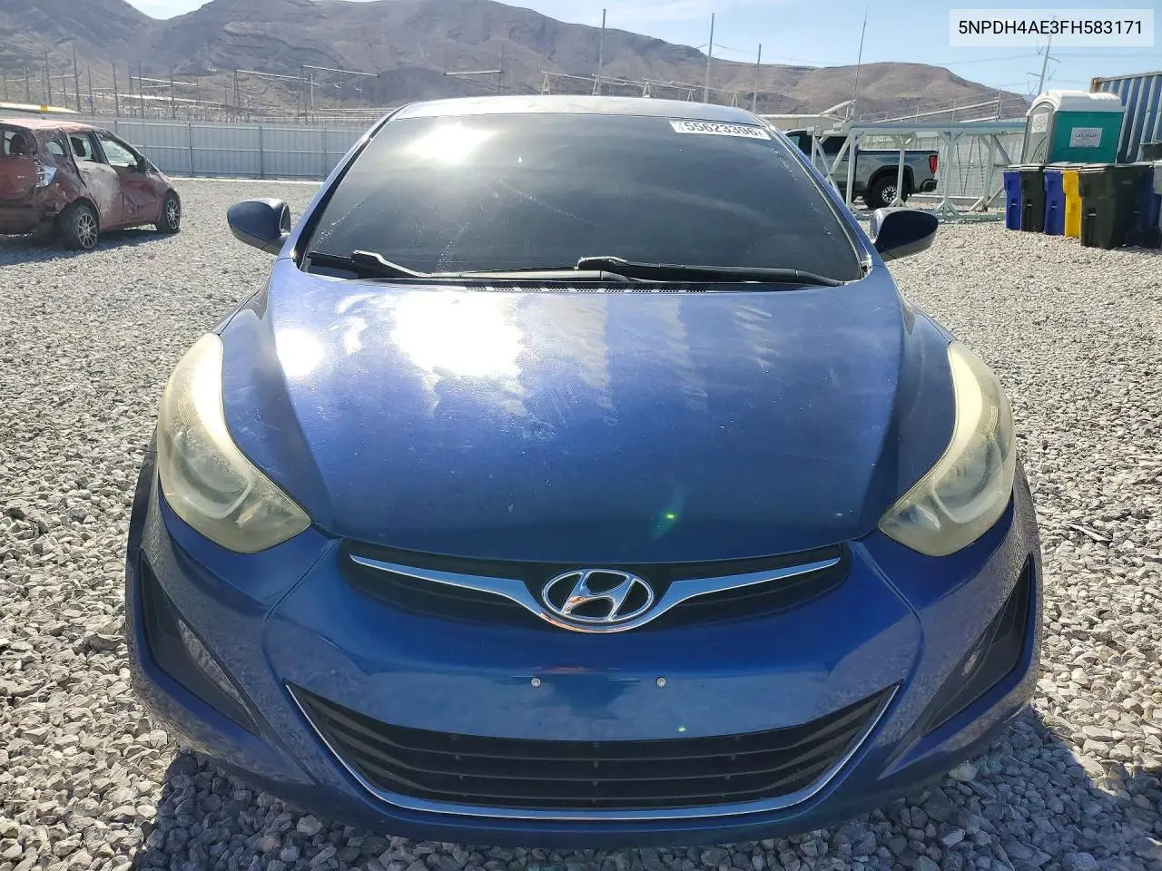 2015 Hyundai Elantra Se VIN: 5NPDH4AE3FH583171 Lot: 55623396