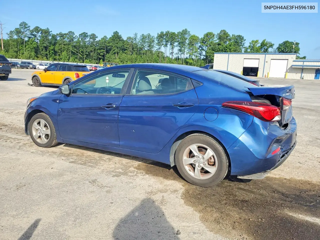 2015 Hyundai Elantra Se VIN: 5NPDH4AE3FH596180 Lot: 60598836