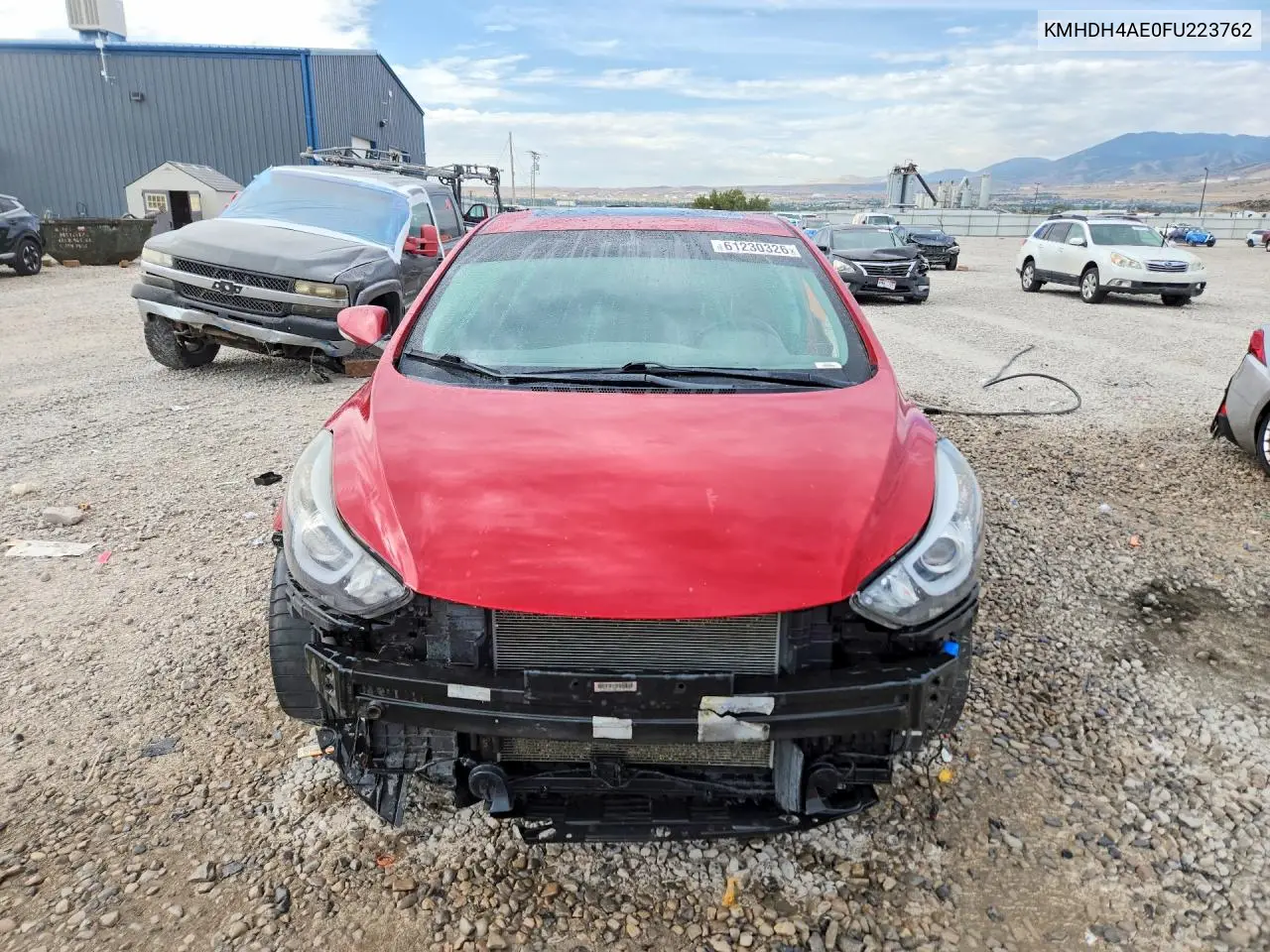 2015 Hyundai Elantra Limited VIN: KMHDH4AE0FU223762 Lot: 61230326