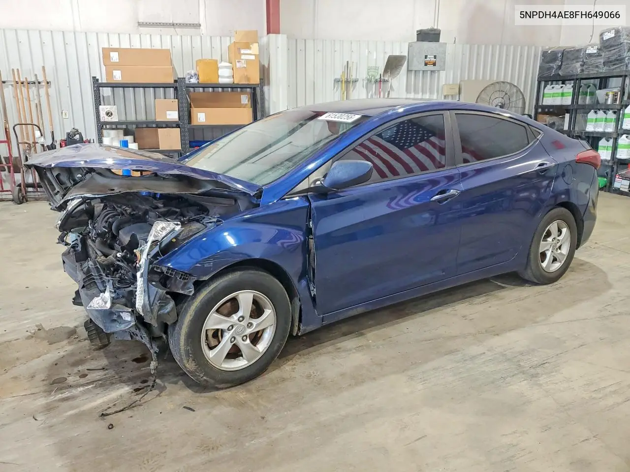 2015 Hyundai Elantra VIN: 5NPDH4AE8FH649066 Lot: 61530256