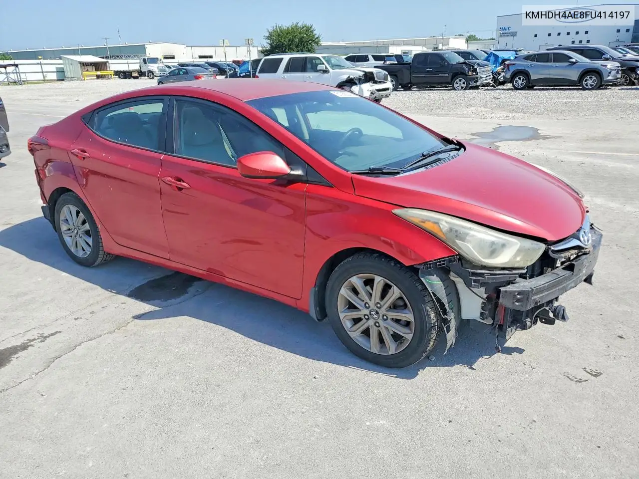 2015 Hyundai Elantra Se VIN: KMHDH4AE8FU414197 Lot: 61956626