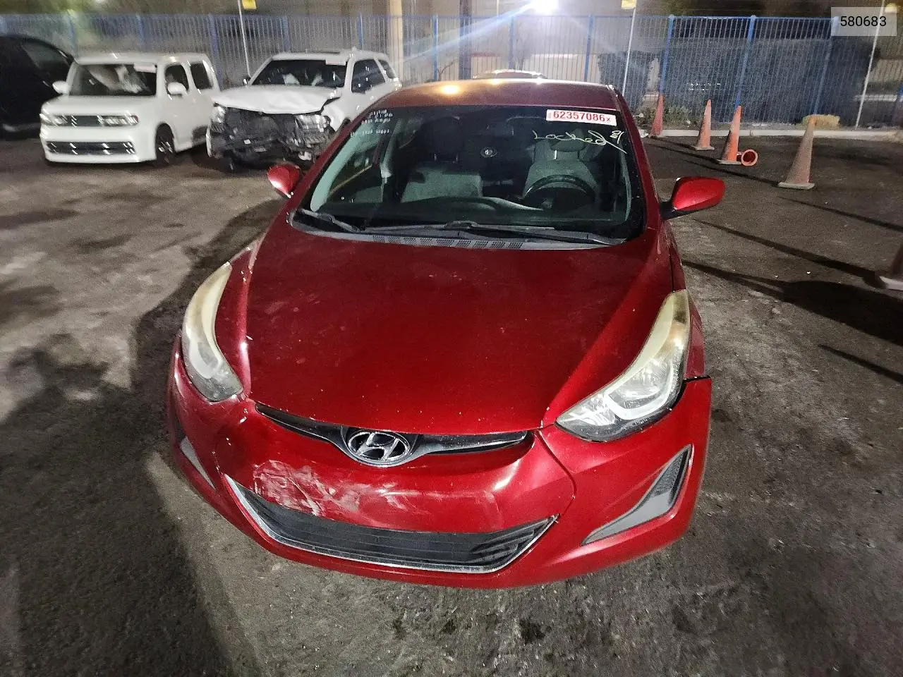2015 Hyundai Elantra Se VIN: 580683 Lot: 62357086