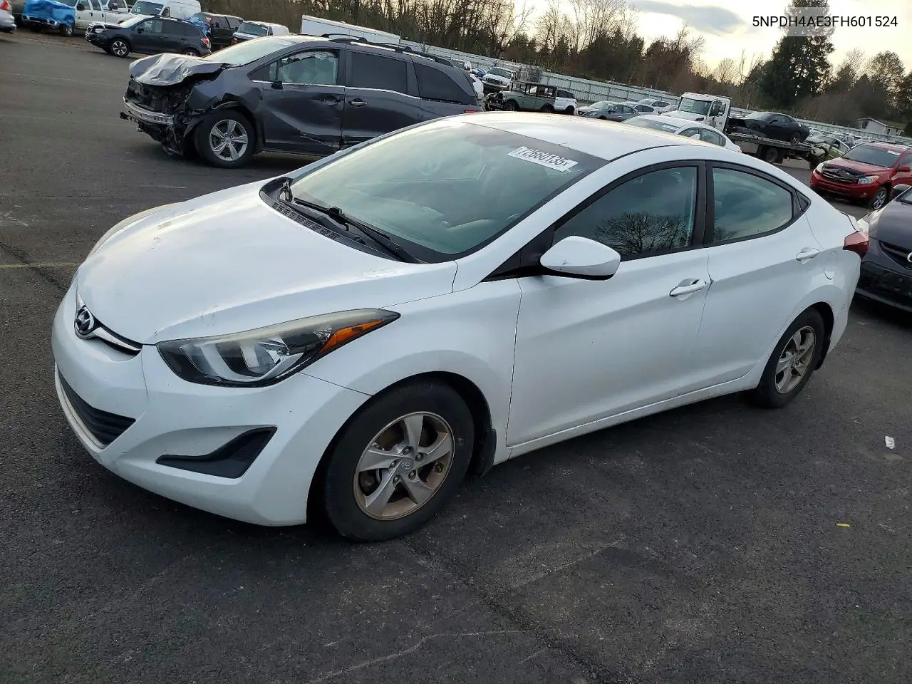 5NPDH4AE3FH601524 2015 Hyundai Elantra Se
