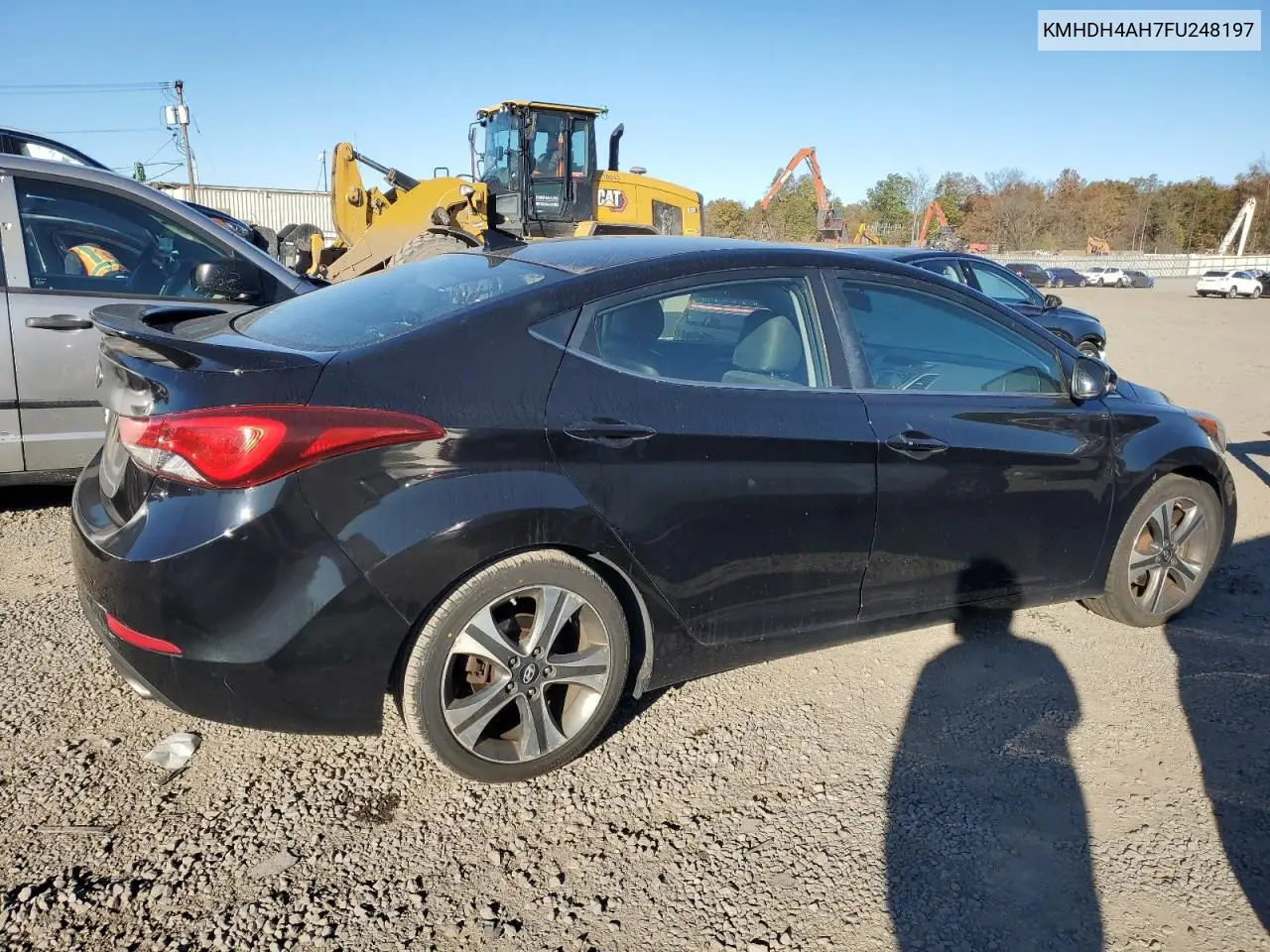 KMHDH4AH7FU248197 2015 Hyundai Elantra Se