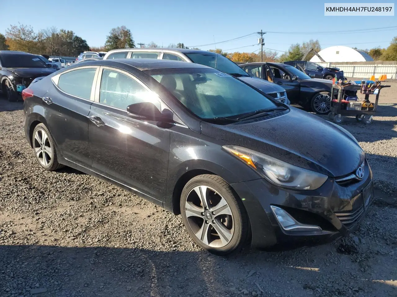 KMHDH4AH7FU248197 2015 Hyundai Elantra Se