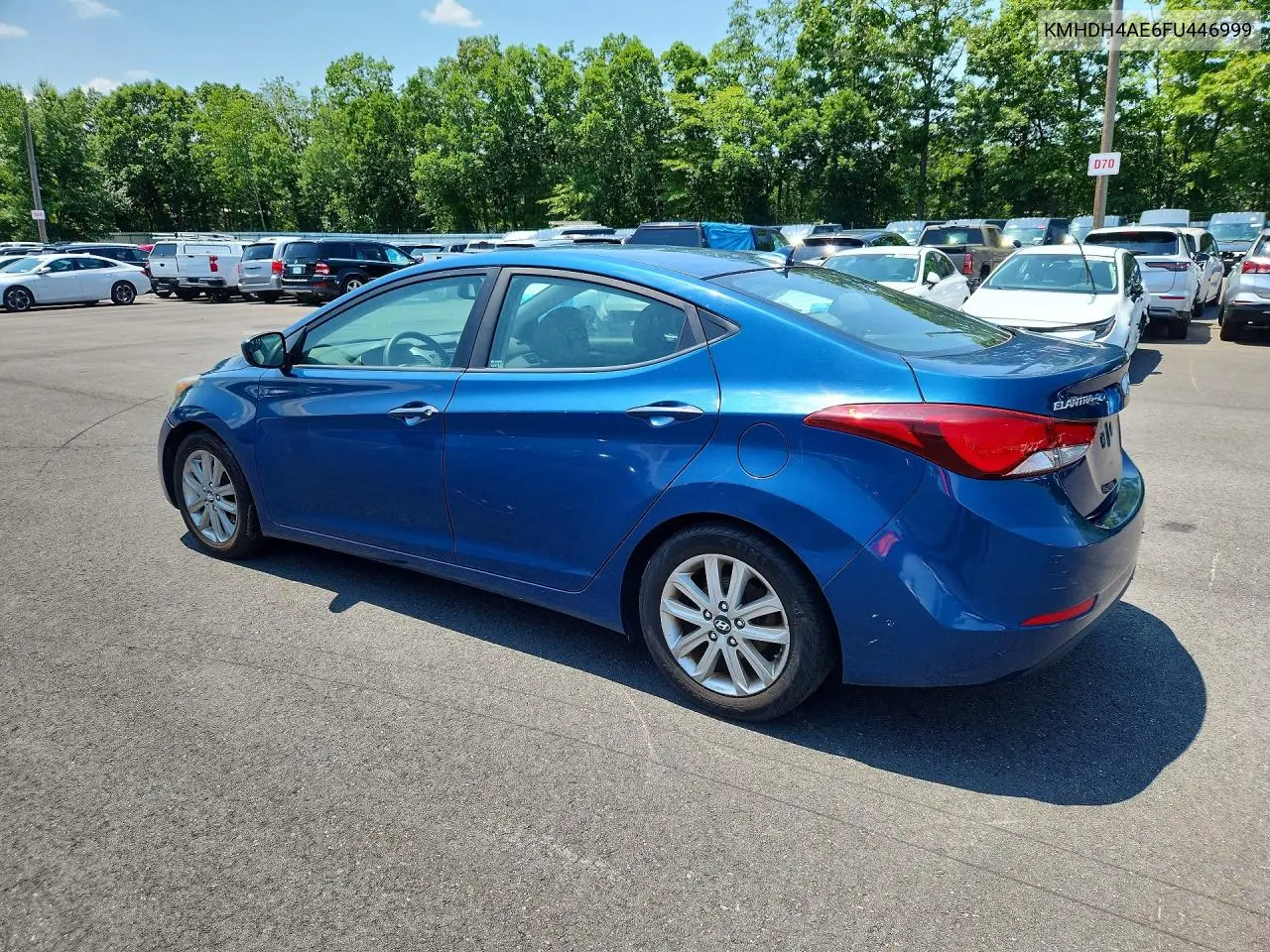 2015 Hyundai Elantra Se VIN: KMHDH4AE6FU446999 Lot: 99027265