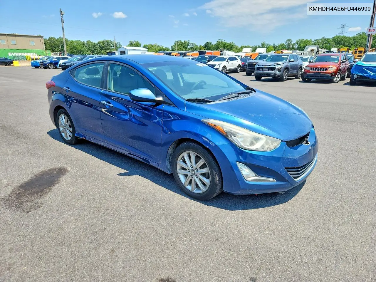 2015 Hyundai Elantra Se VIN: KMHDH4AE6FU446999 Lot: 99027265