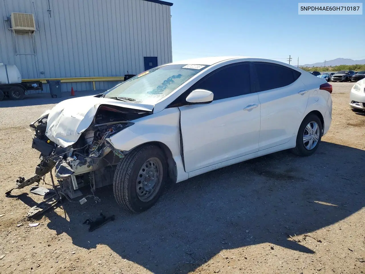5NPDH4AE6GH710187 2016 Hyundai Elantra Se