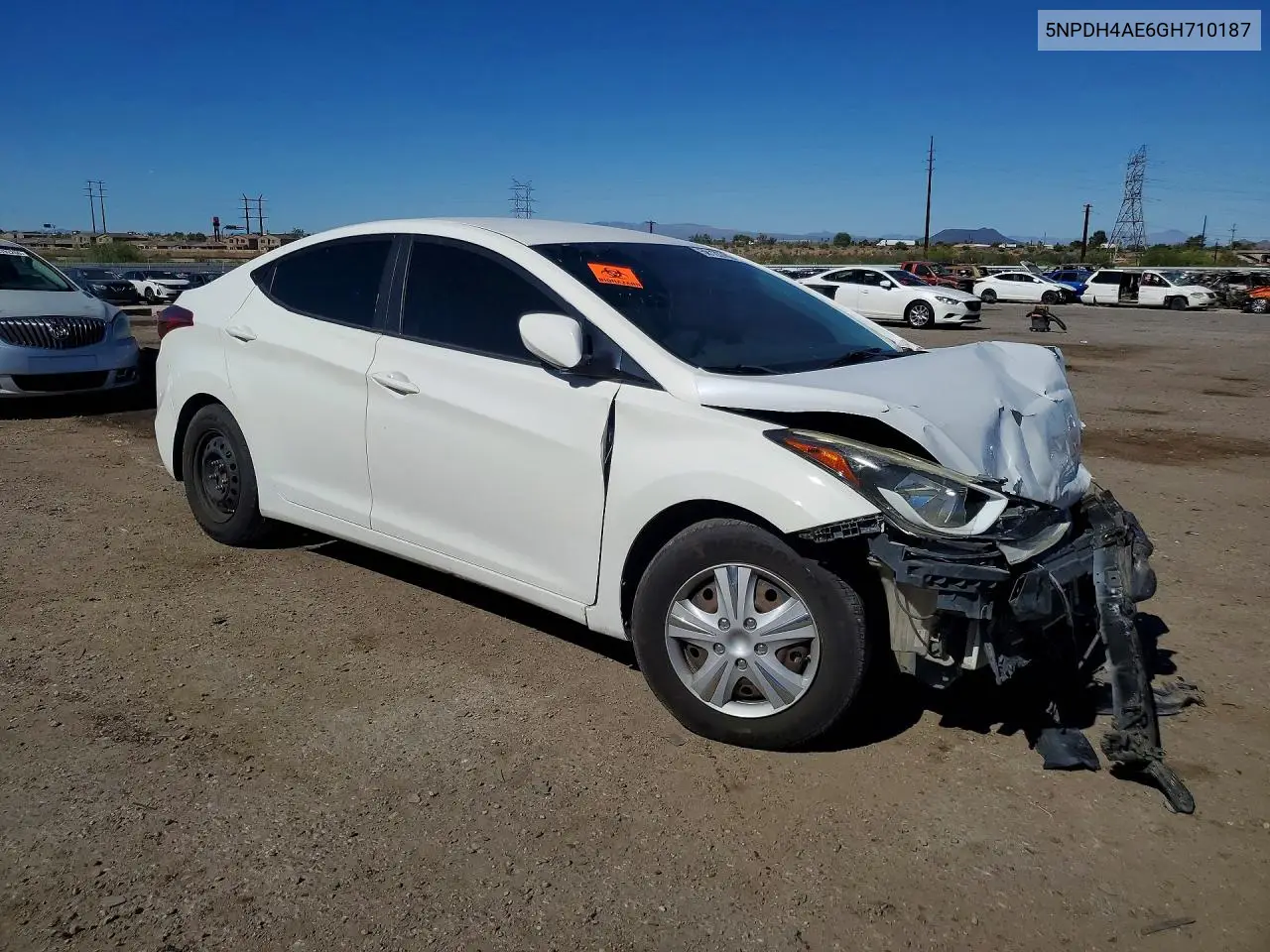 5NPDH4AE6GH710187 2016 Hyundai Elantra Se