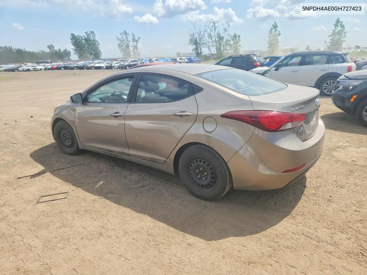 2016 Hyundai Elantra Se VIN: 5NPDH4AE0GH727423 Lot: 60254276