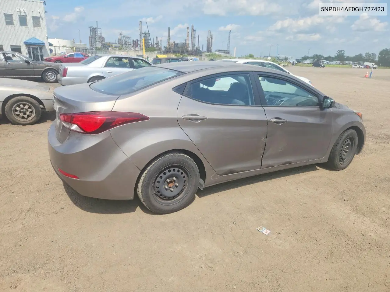 2016 Hyundai Elantra Se VIN: 5NPDH4AE0GH727423 Lot: 60254276