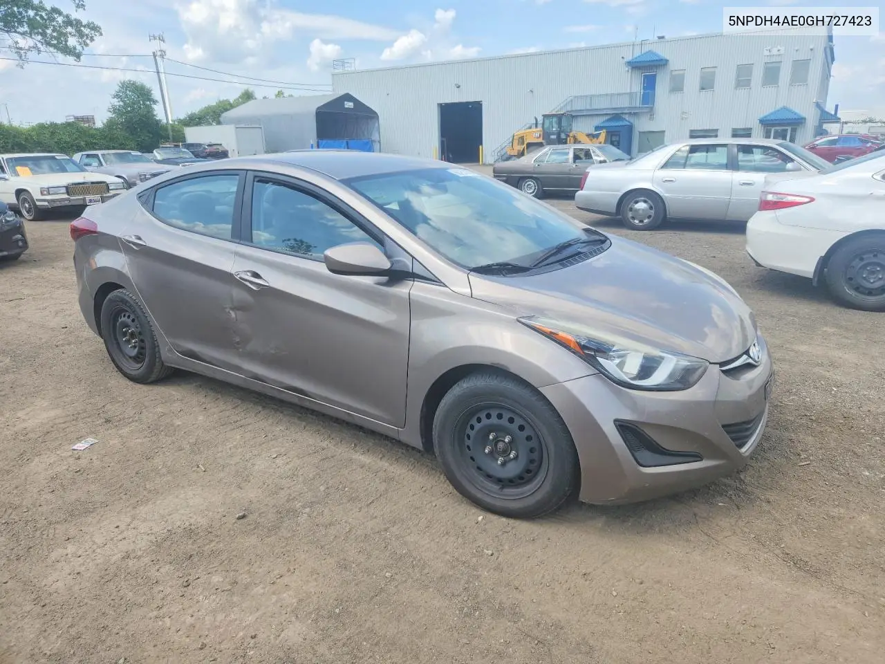 2016 Hyundai Elantra Se VIN: 5NPDH4AE0GH727423 Lot: 60254276