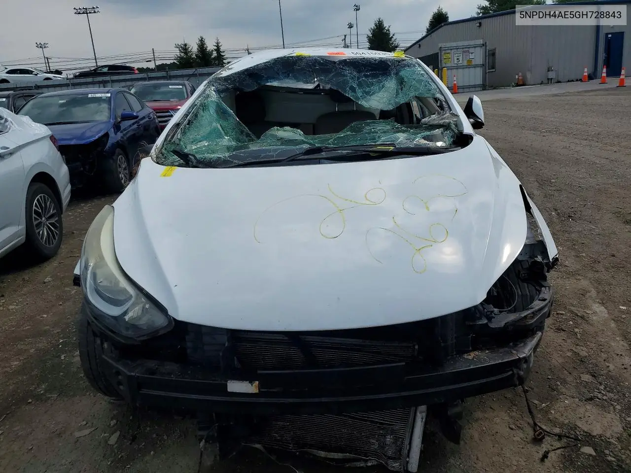 2016 Hyundai Elantra Se VIN: 5NPDH4AE5GH728843 Lot: 60415936