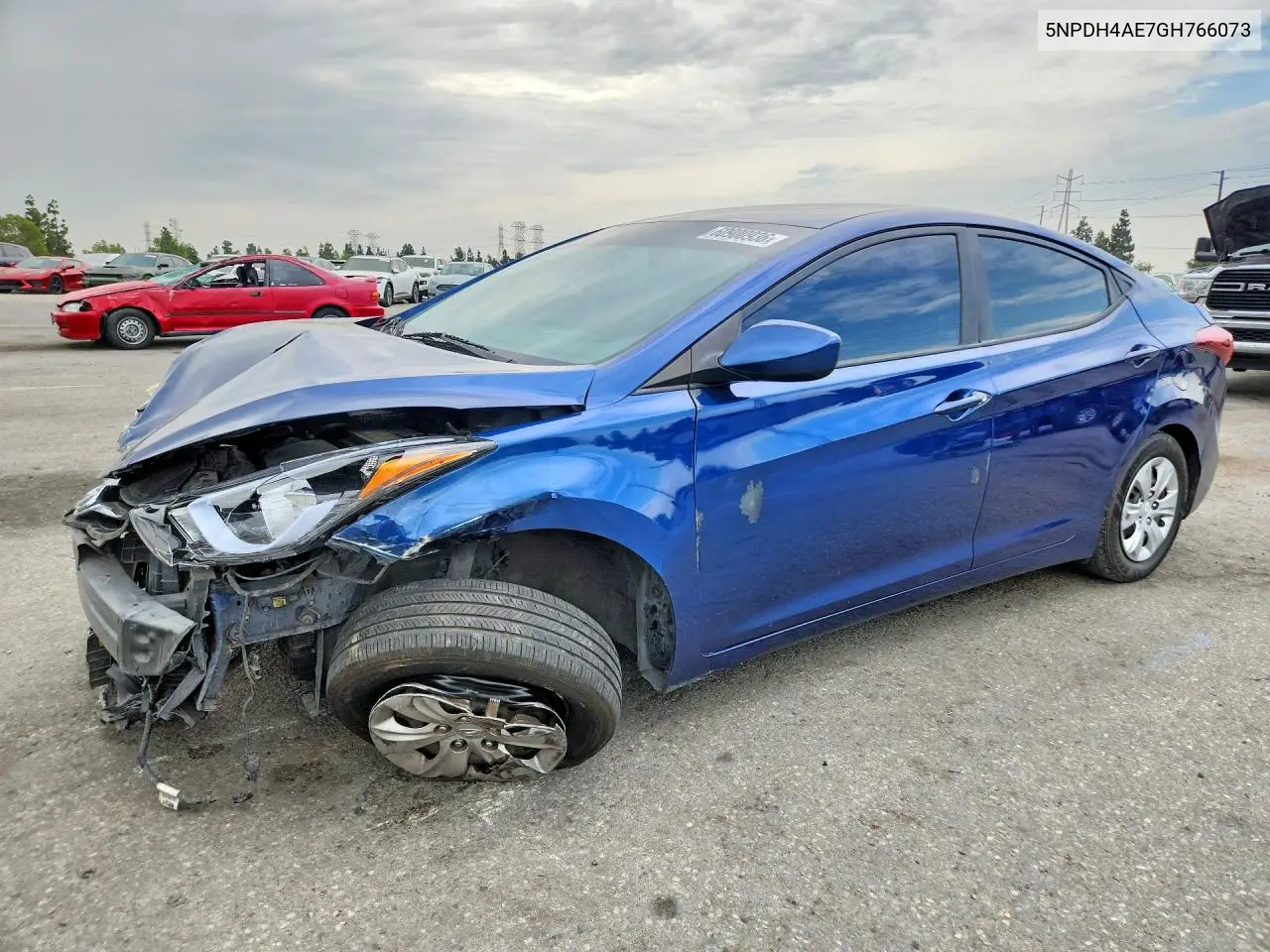 2016 Hyundai Elantra Se VIN: 5NPDH4AE7GH766073 Lot: 60900936
