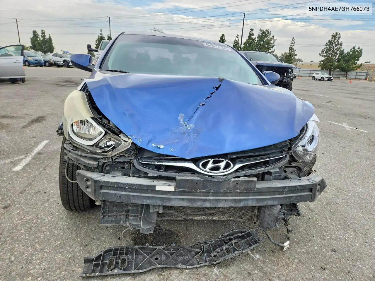 2016 Hyundai Elantra Se VIN: 5NPDH4AE7GH766073 Lot: 60900936
