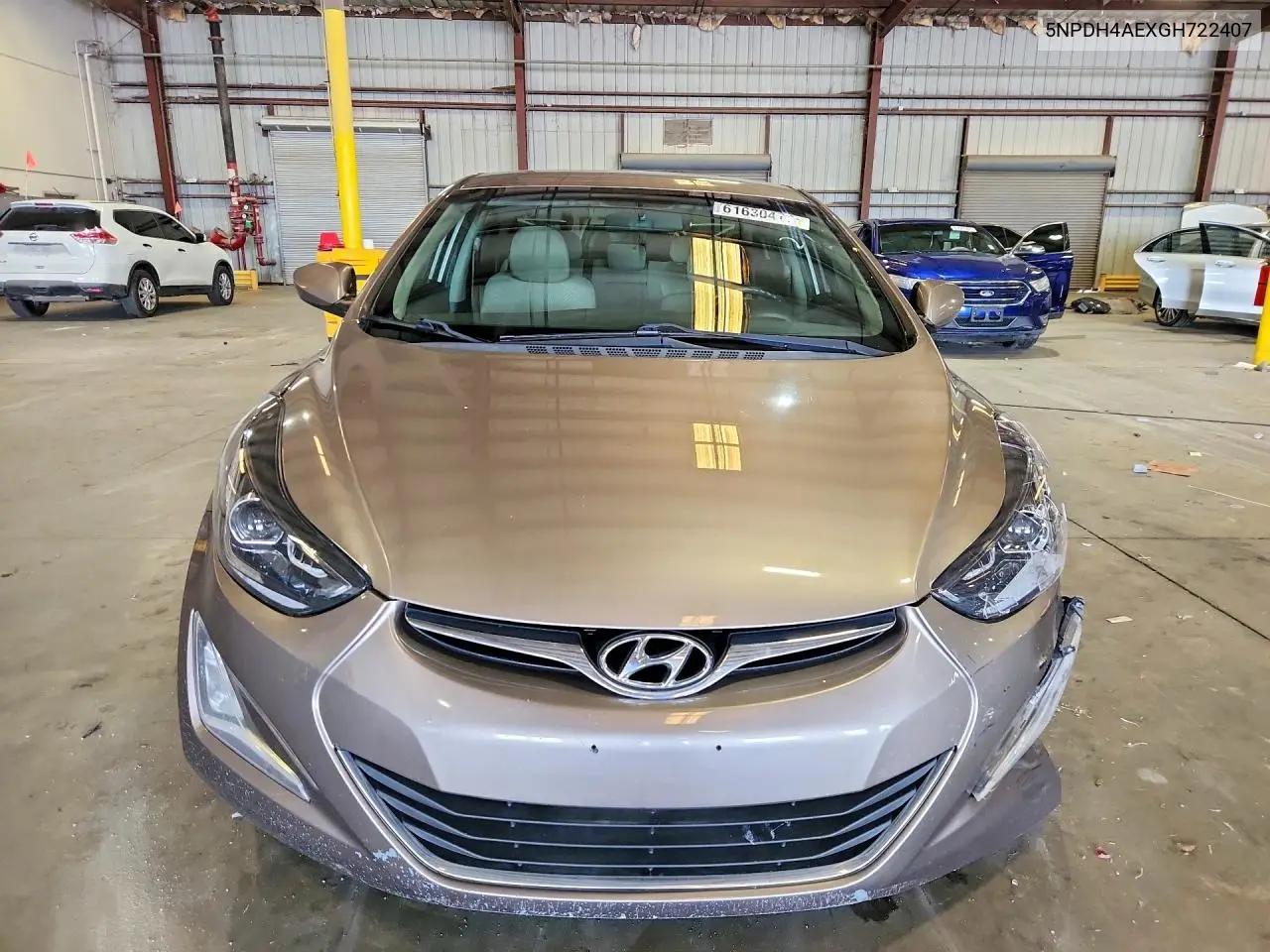 2016 Hyundai Elantra Se VIN: 5NPDH4AEXGH722407 Lot: 61630476