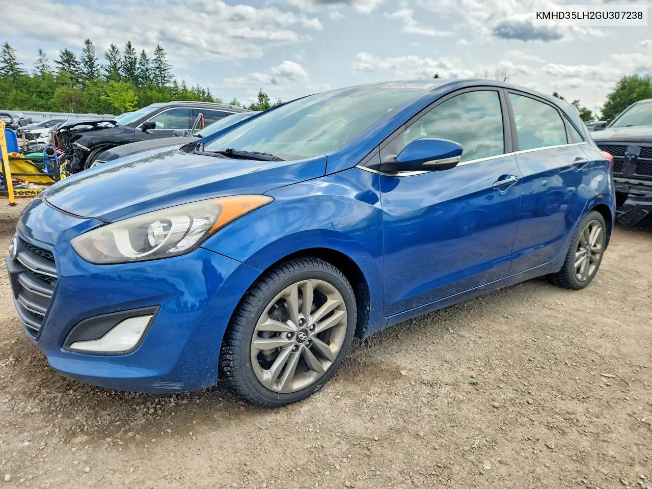 2016 Hyundai Elantra Gt Base VIN: KMHD35LH2GU307238 Lot: 61952786