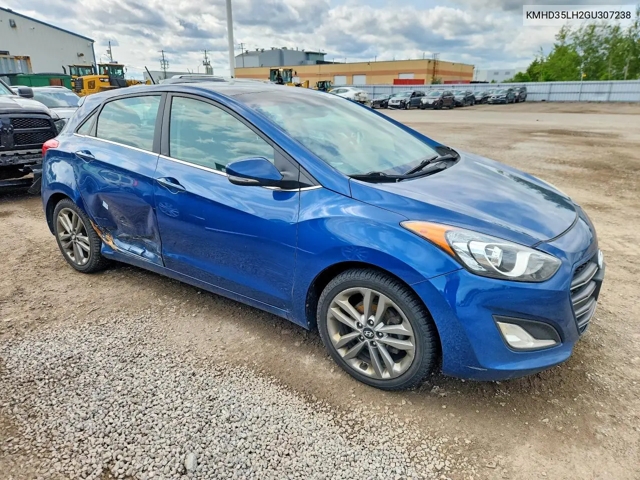 2016 Hyundai Elantra Gt Base VIN: KMHD35LH2GU307238 Lot: 61952786