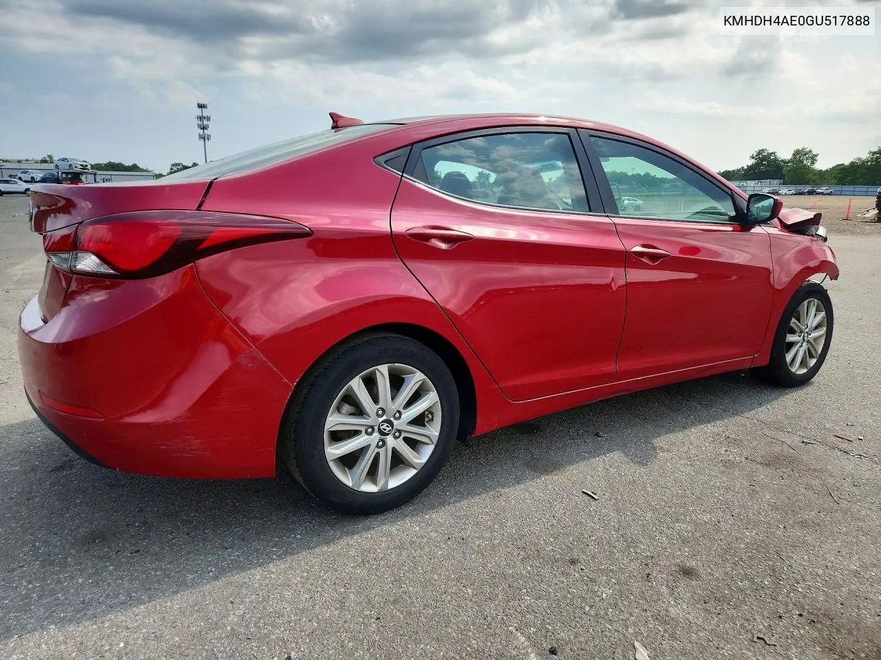 2016 Hyundai Elantra Se VIN: KMHDH4AE0GU517888 Lot: 62094936
