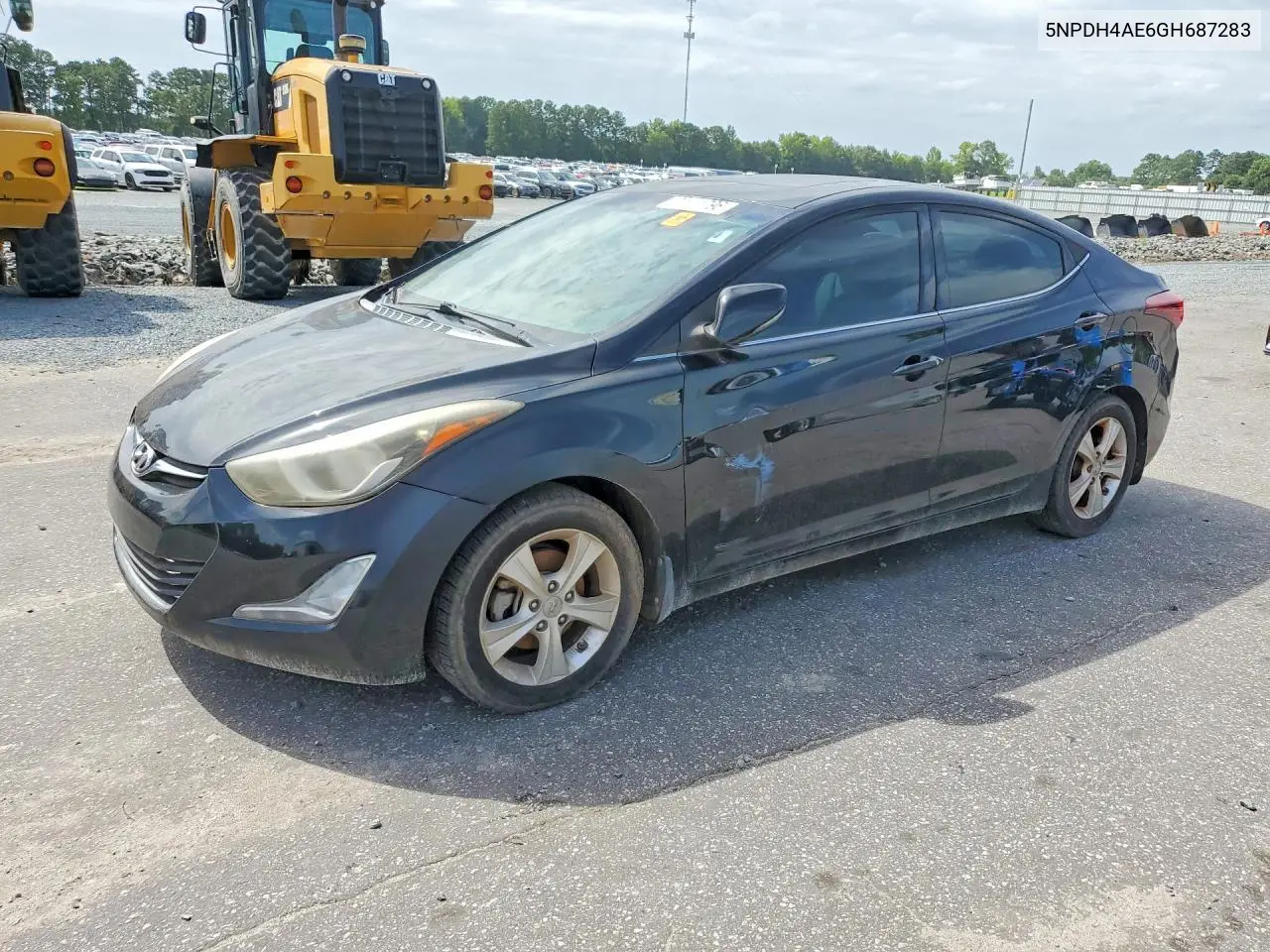 2016 Hyundai Elantra Value Edition VIN: 5NPDH4AE6GH687283 Lot: 62111796