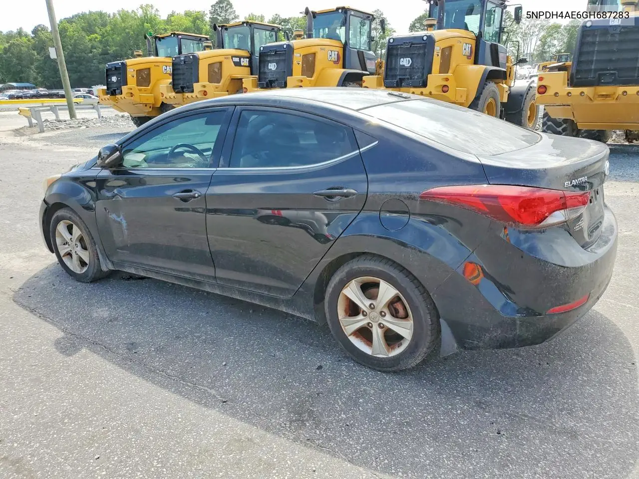2016 Hyundai Elantra Value Edition VIN: 5NPDH4AE6GH687283 Lot: 62111796