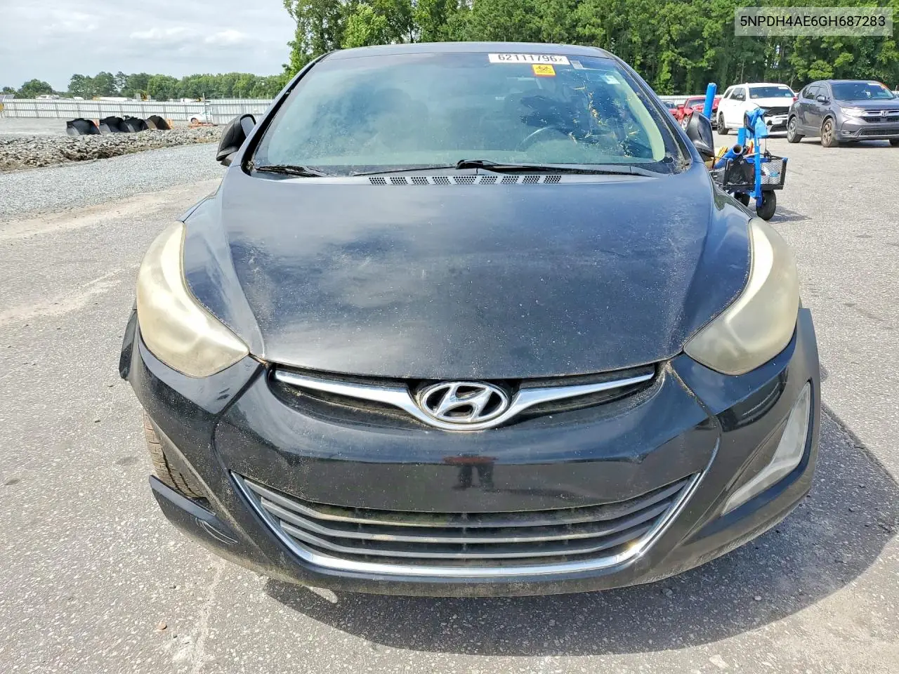 2016 Hyundai Elantra Value Edition VIN: 5NPDH4AE6GH687283 Lot: 62111796