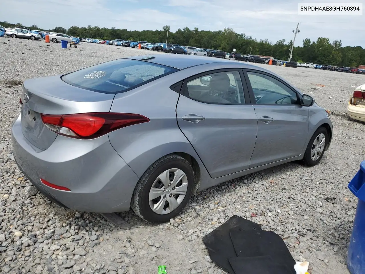 5NPDH4AE8GH760394 2016 Hyundai Elantra Se